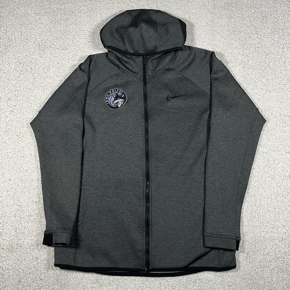 Iowa Wolves Jacket Men L Nike Hoodie Dri Fit Basketball G League Team Issued